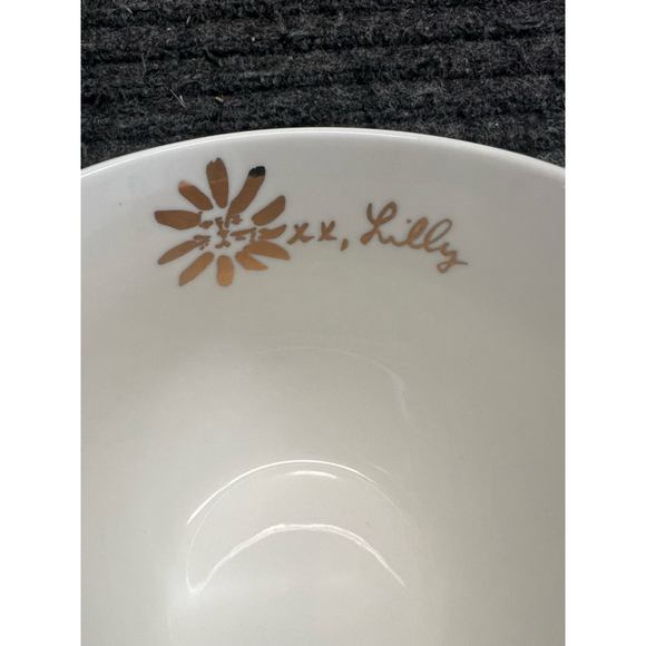 Lilly Pulitzer Coffee Mug Set of 2 Blue White Purple Floral Pattern EUC - Picture 8 of 14